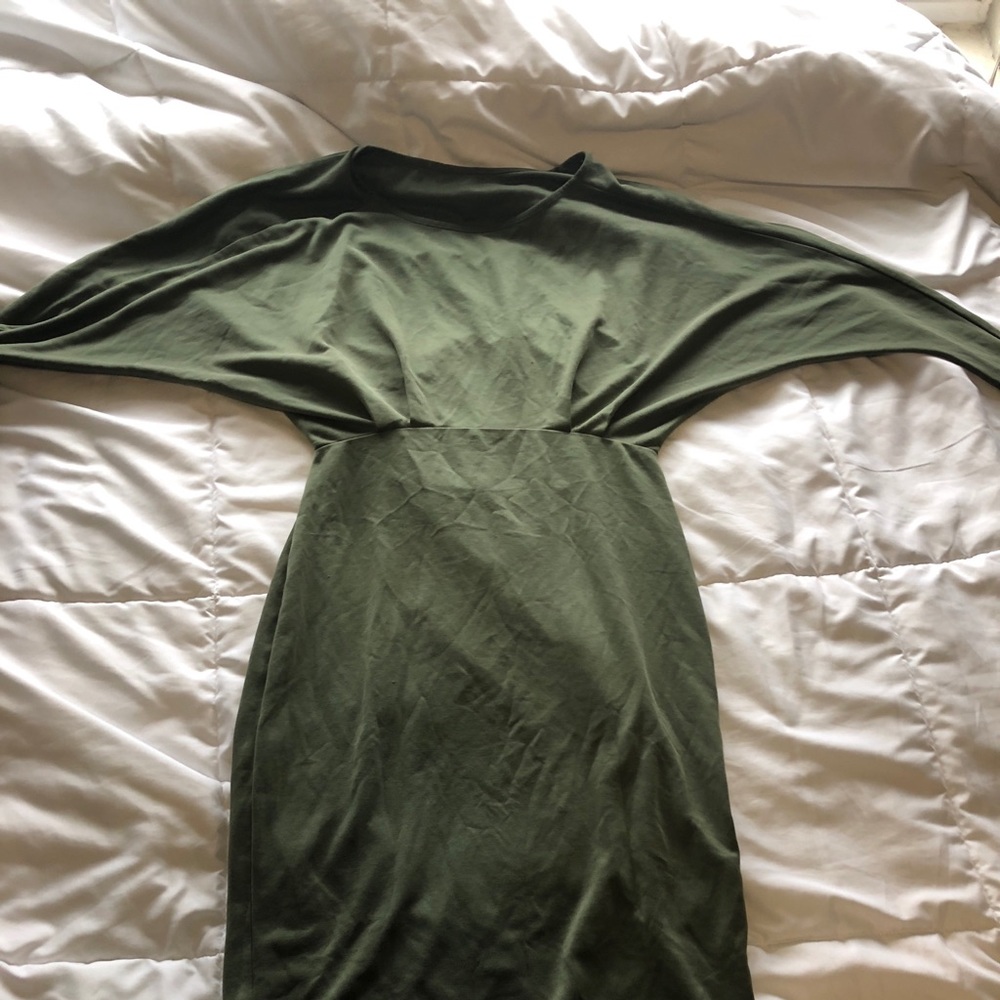 Open back dress